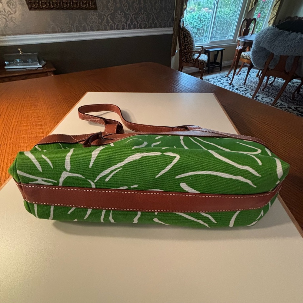 Kate Spade Green and Tan Shoulder Bag - Picture 2 of 7
